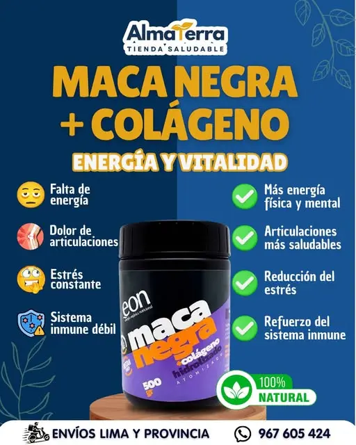 Maca Negra y Colágeno